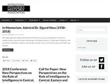Tablet Screenshot of intelligence-history.org